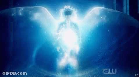 CW Logo On Blue Background GIF