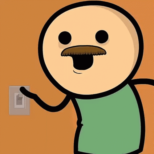 Cyanide And Happiness Lights On GIF