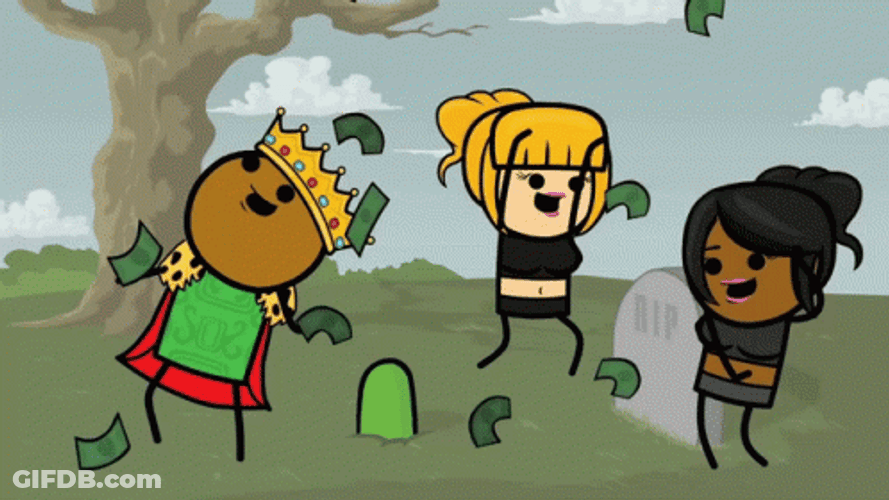 Cyanide And Happiness Money Dance GIF