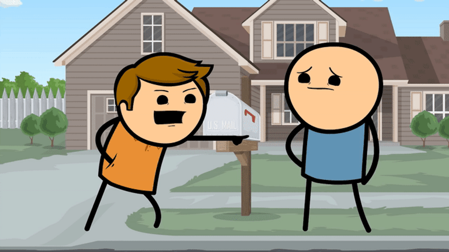 Cyanide And Happiness Press To Die GIF