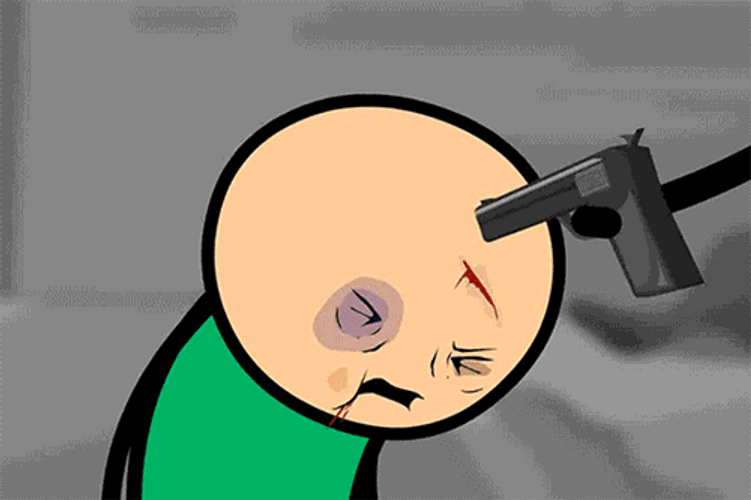 Cyanide And Happiness Starting Pistol GIF