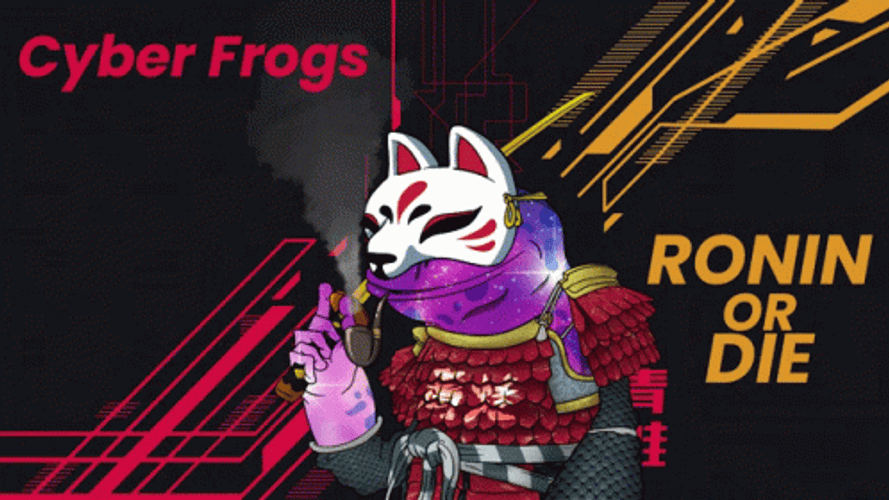 Cyber Frogs Ronin Or Die GIF