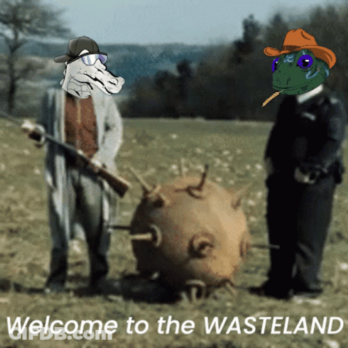 Cyber Frogs Welcome To The Wastelands GIF