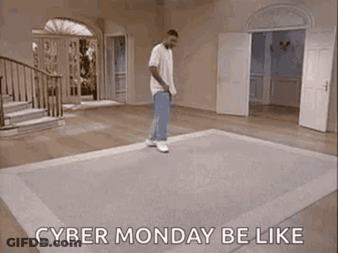 Cyber Monday Alone Reaction Will Smith Meme GIF