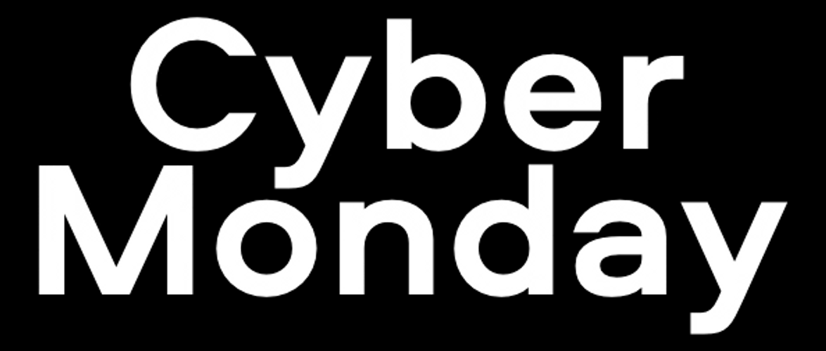 Cyber Monday Cool Glitch Animated Text GIF