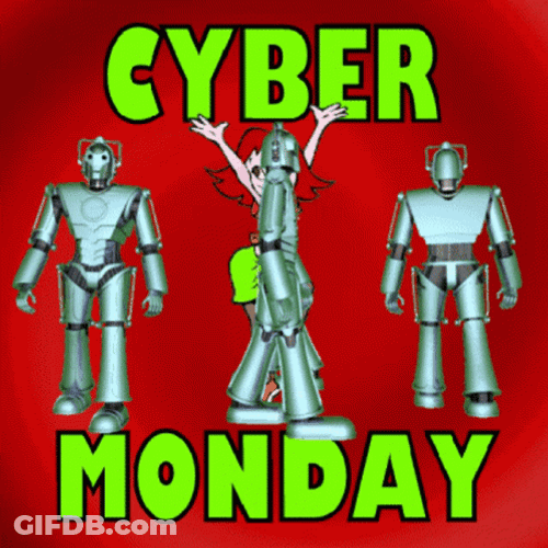 Cyber Monday Sale Robots GIF