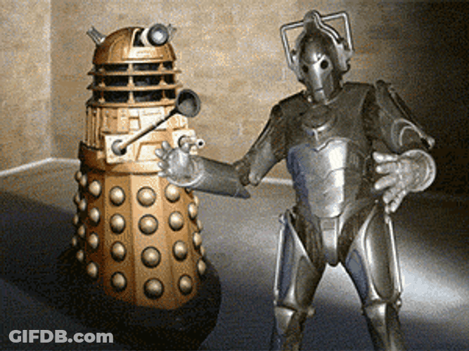 Cyber Star Wars Robot Pairs GIF
