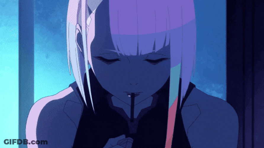 Cyberpunk Edgerunners Animated Smoke GIF