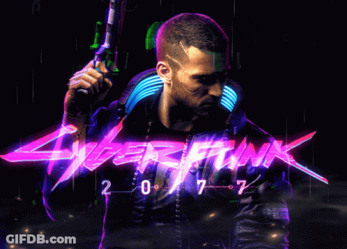 Cyberpunk Logo GIF