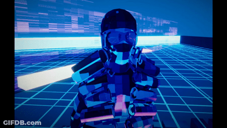 Cyberpunk Unreal Engine 4 GIF