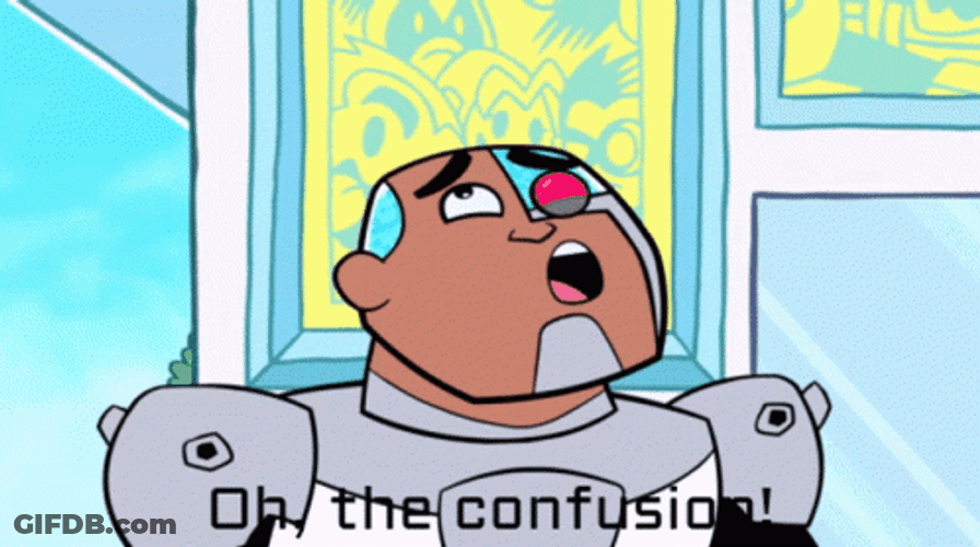 Cyborg Oh The Confusion GIF