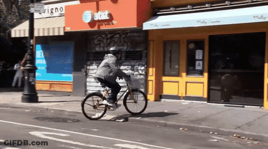 Cycle Breaking Glass GIF