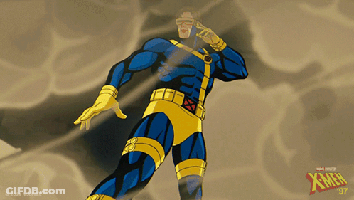 Cyclops X-Men Cartoon GIF