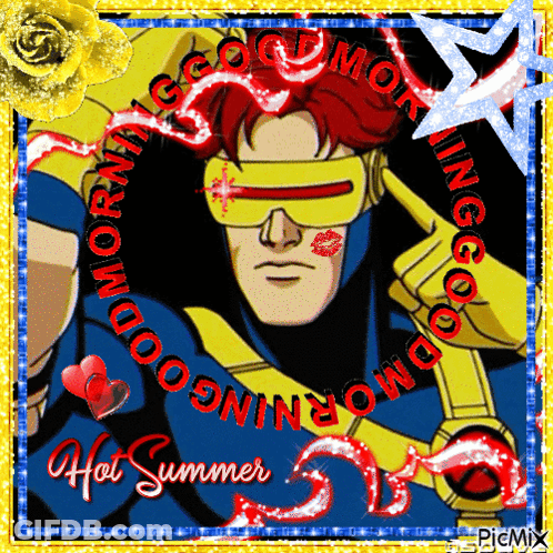 Cyclops X-Men Cartoon GIF
