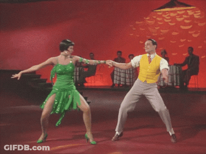 Cyd Charisse Singing In The Rain Dancing GIF