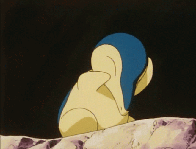 Cyndaquil Awww Shucks GIF