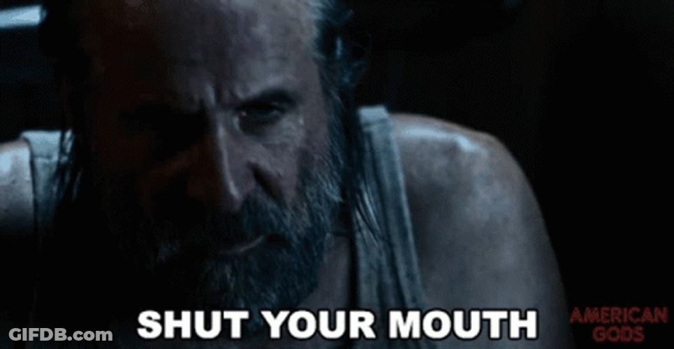 Czernobog Shut Your Mouth GIF