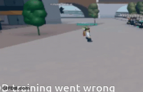 D Training Went Wrong Video Game GIF