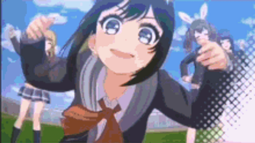 D4dj: First Mix Anime Dance GIF