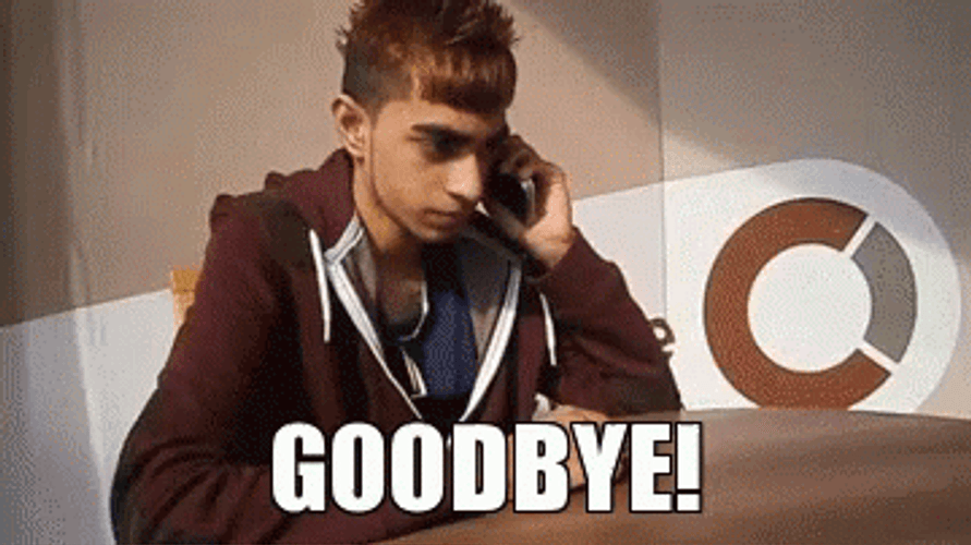 D4nny Saying "Goodbye" GIF