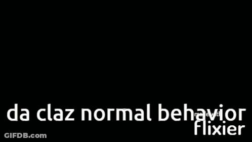 Da Craz Normal Behavior Logo GIF
