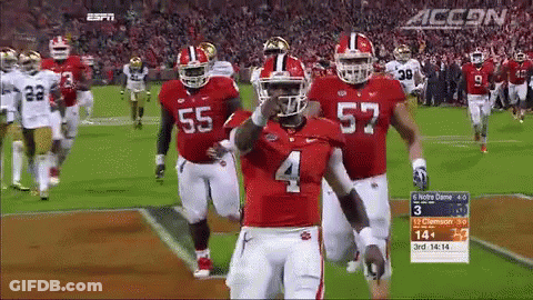Dab Clemson GIF