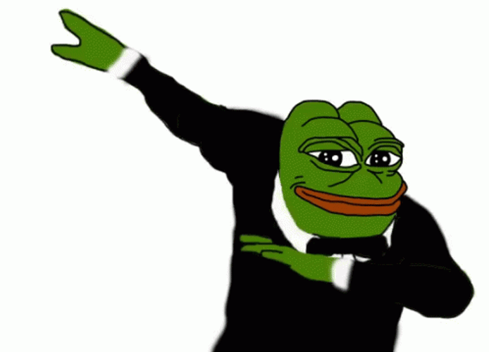 Dab Pepe Frog GIF