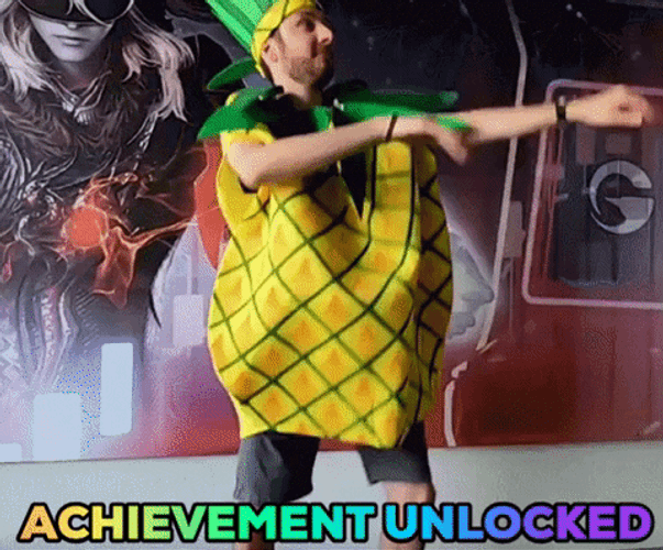 Dab Pineapple Guy GIF