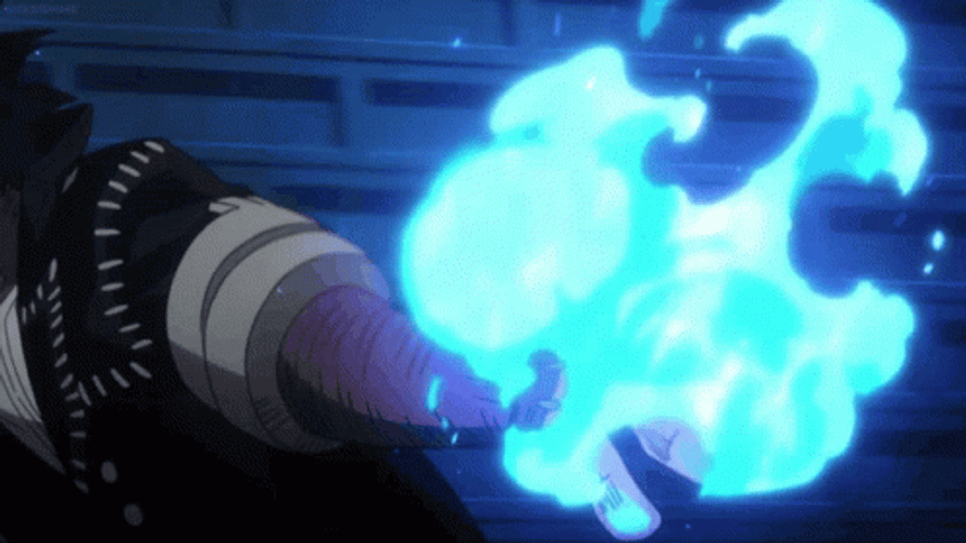 Dabi Lifting His Power GIF