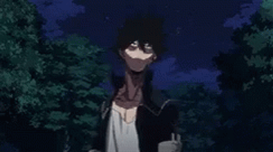Dabi Looking Up GIF