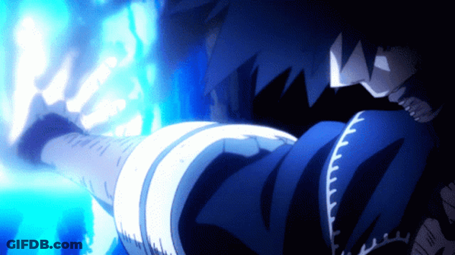 Dabi Opening His Eyes GIF