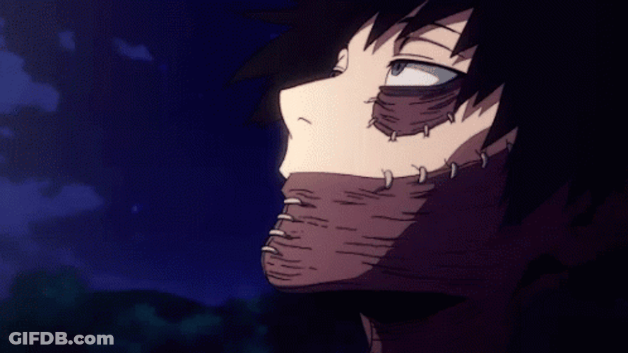 Dabi Seriously Looking Up GIF
