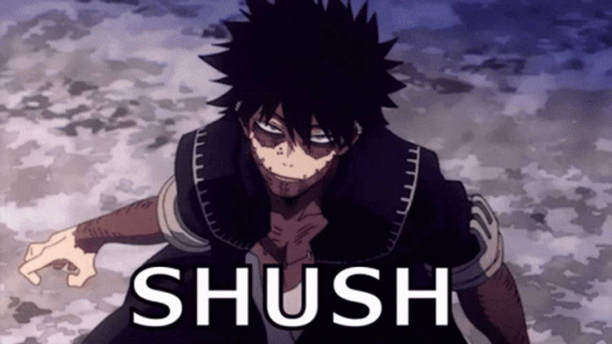 Dabi Showing His Hand GIF