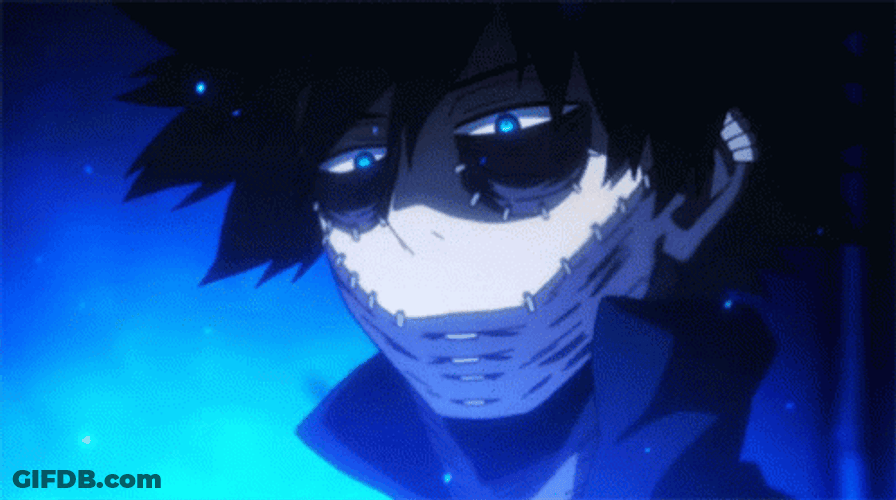 Dabi Speaking While Floating GIF