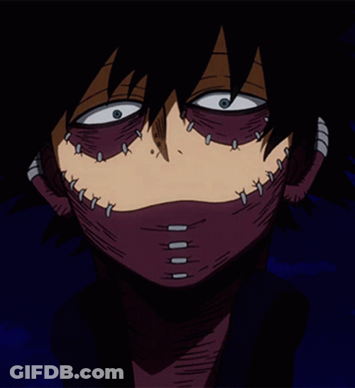 Dabi Staring While Speaking GIF