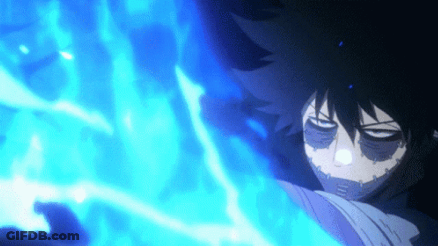 Dabi Strong Power GIF
