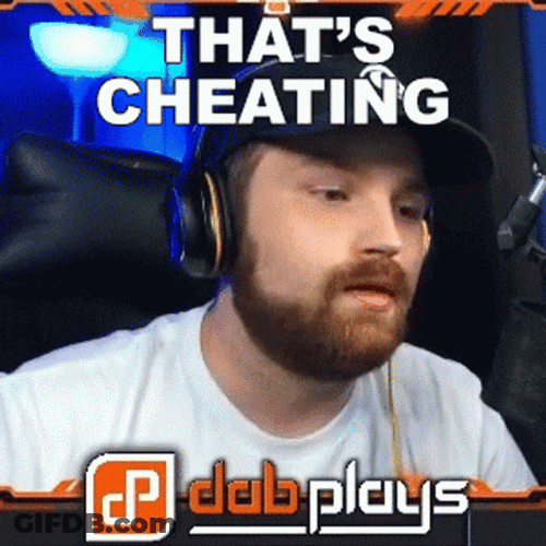Dabplays That's Cheating GIF