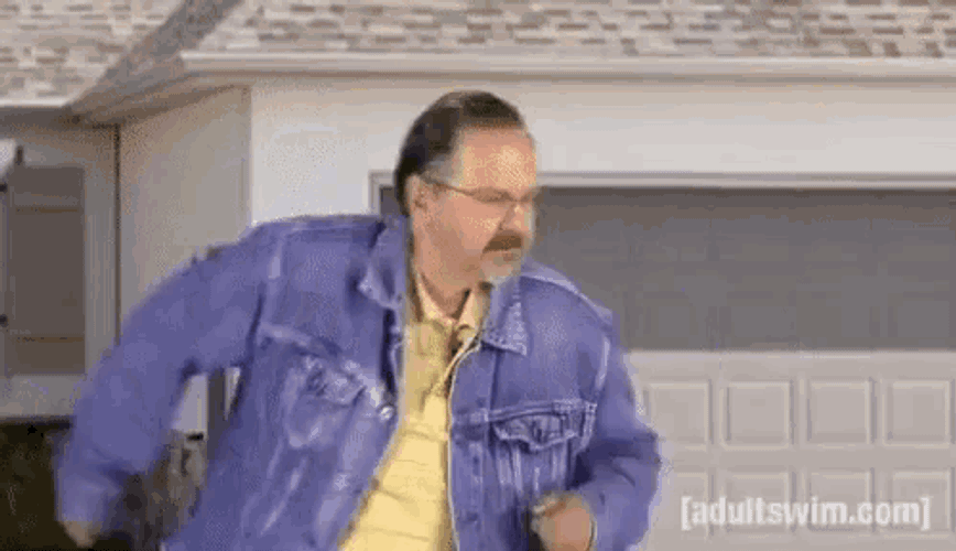 Dad Dancing In Denim GIF