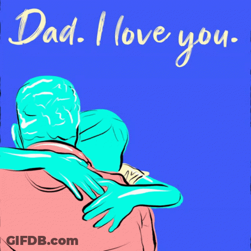 Dad I Love You Vote Poster GIF