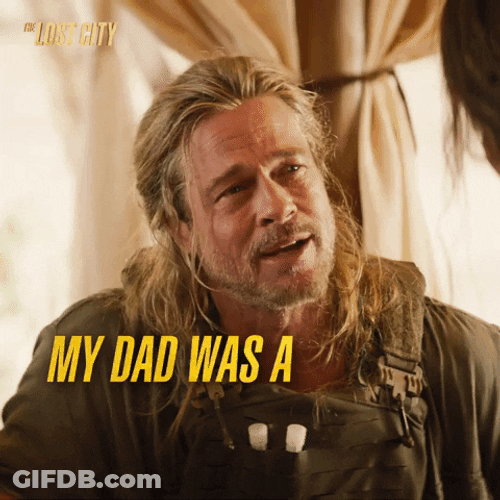 Dad Was Weatherman Brad Pitt Meme GIF