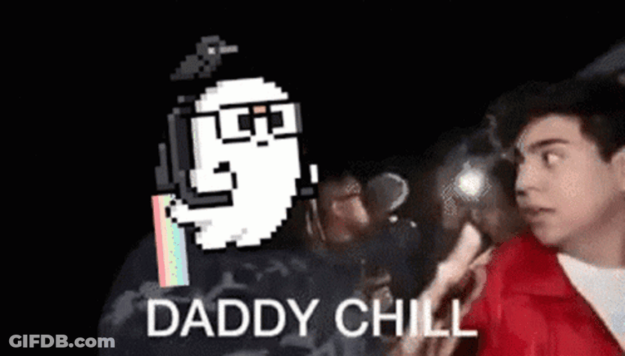 Daddy Chill Dead Pixels Meme GIF