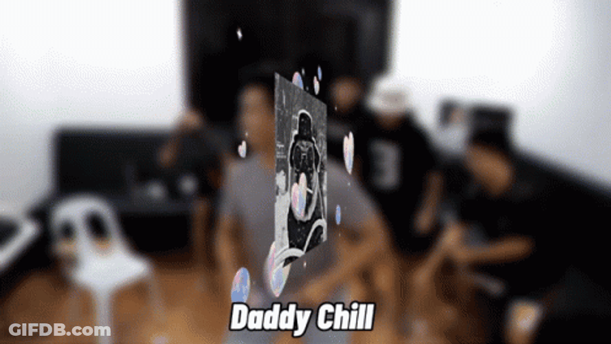 Daddy Chill Spinning Pug GIF