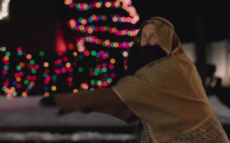 Daddys Home Brad Whitaker Throwing Snowball At Don GIF