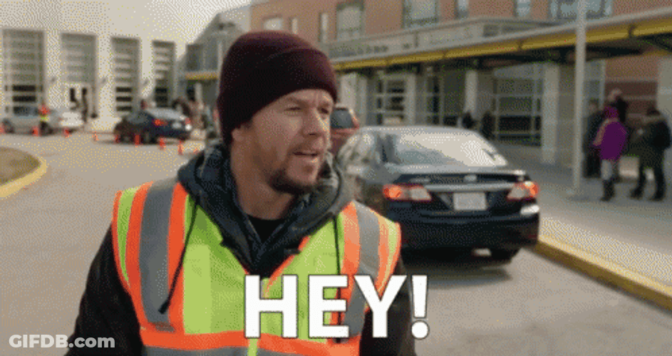 Daddys Home Dusty Mayron Waving Hey GIF