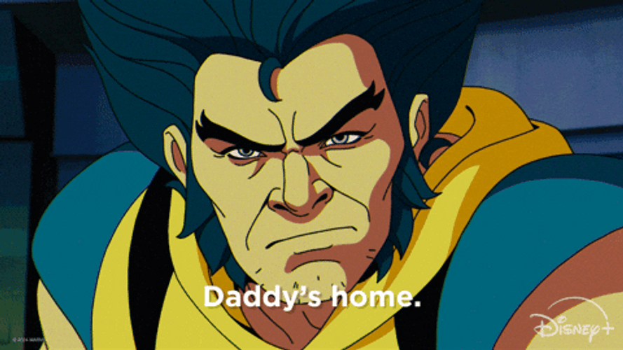 Daddys Home XMen 97 Wolverine GIF