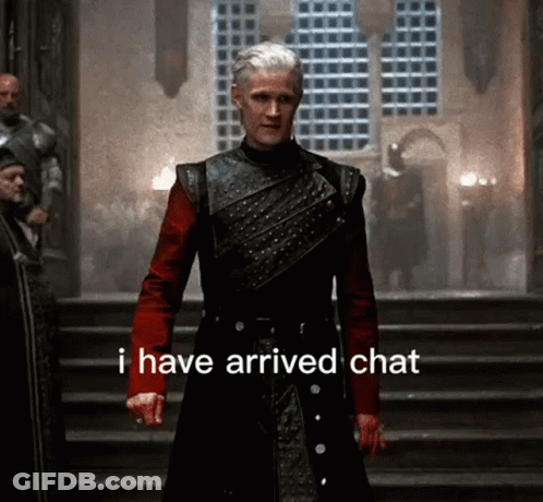 Daemon Targaryen Hello Chat GIF