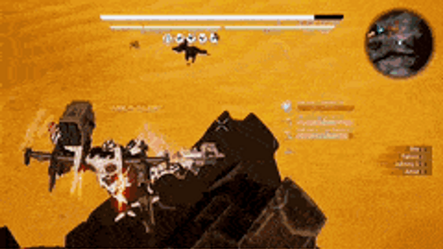 Daemon X Machina Reaper Fighting GIF