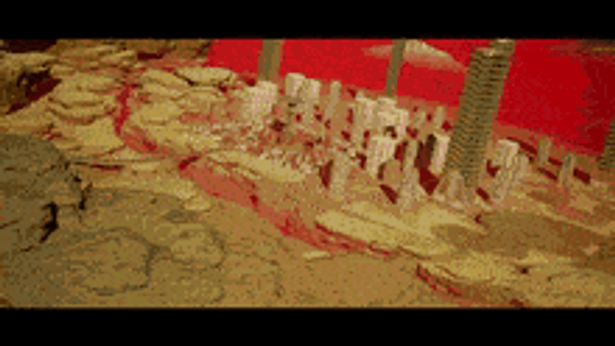 Daemon X Machina Underworld Battlefield GIF