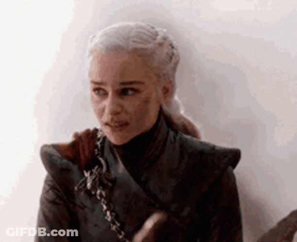 Daenerys Targaryen Emilia Clarke Furious Look GIF