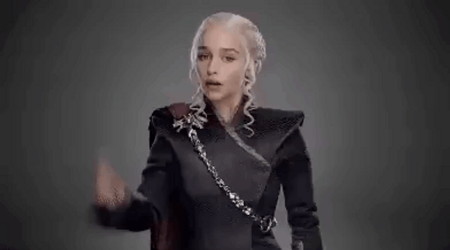 Daenerys Targaryen Emilia Clarke Hand Gesture GIF